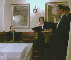 Devalution sing for a rotary club dinner