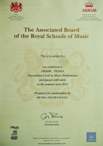 Exam Certificate