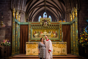 Becky and Will - High Altar, Chester Cathedral