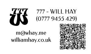 Contact Label with QR